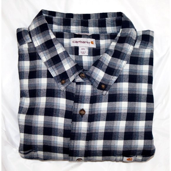 Carhartt Relaxed Fit Mens Long Sleeve Button Down - Picture 6 of 7